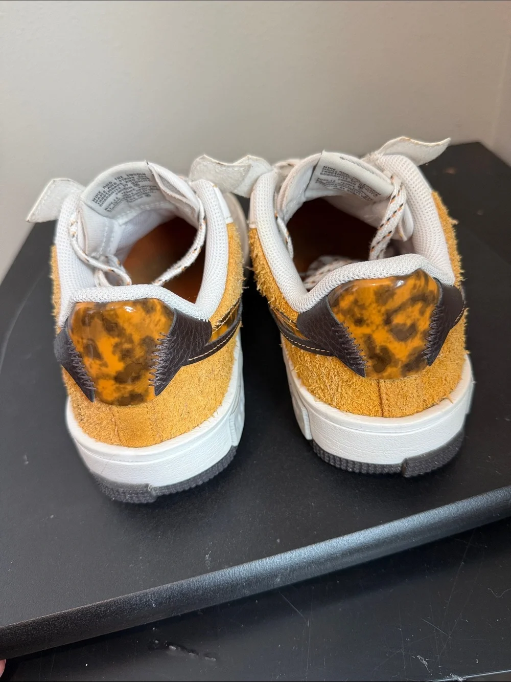 Nike | Air Force 1 Fontanka Low | White Tan with Gold Tortoise Swoosh